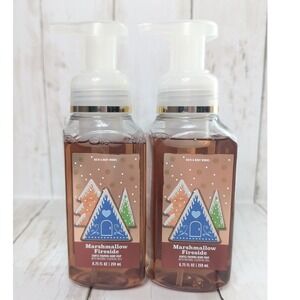 Bath & Body Works Marshmallow Fireside Gentle Foaming Hand Soap 2pk New